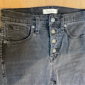 Madewell high rise skinny jeans, size 26